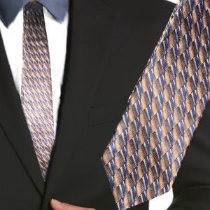 J.Z. Richard’s Parisian silk tie blue gold
